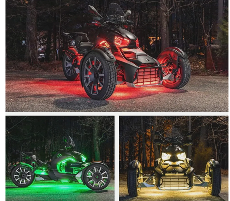 Trike underbody led lights